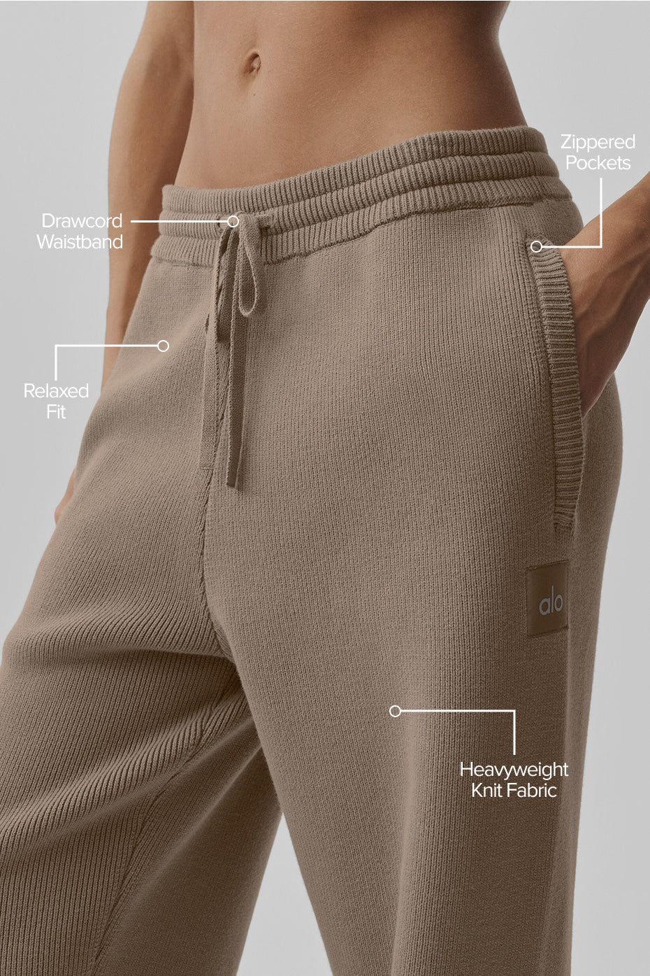 Scholar Straight Leg Sweatpant - Gravel image 2