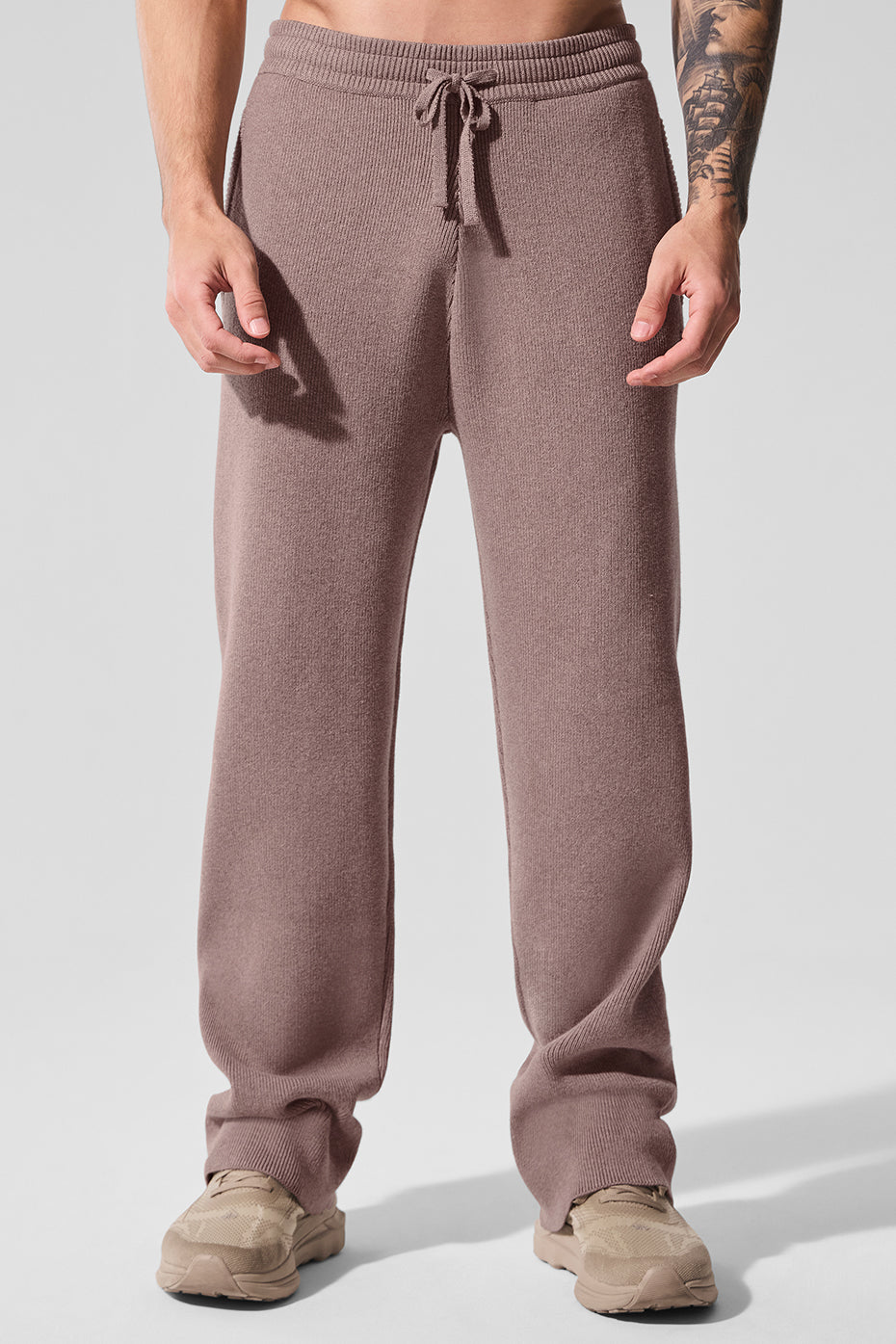 Scholar Straight Leg Sweatpant - Mushroom Heather image 1