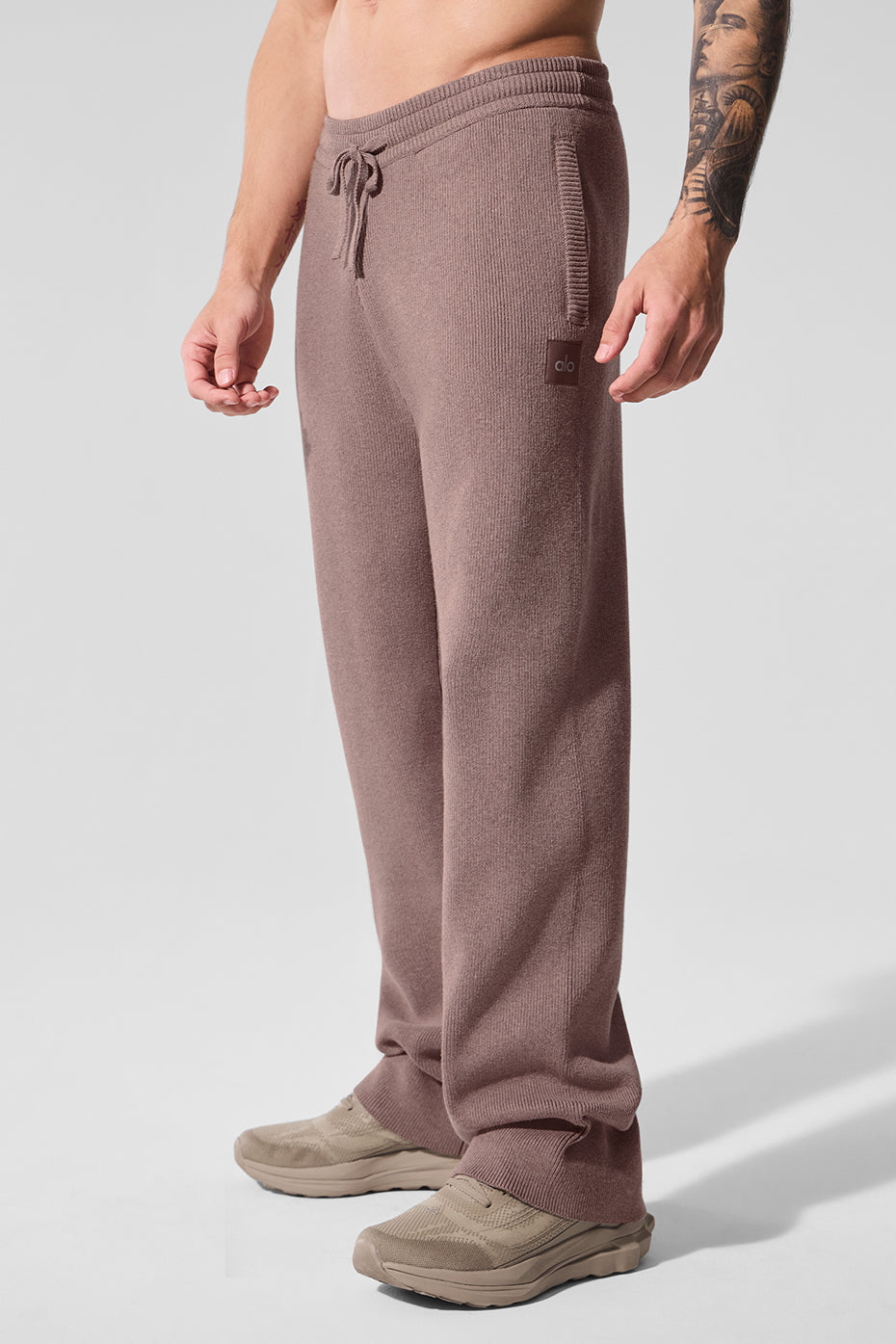 Scholar Straight Leg Sweatpant - Mushroom Heather image 3