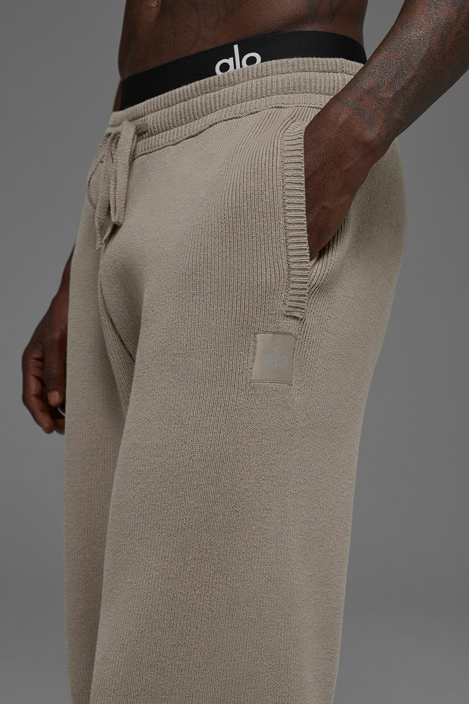 Scholar Straight Leg Sweatpant - Light Cocoa image 2