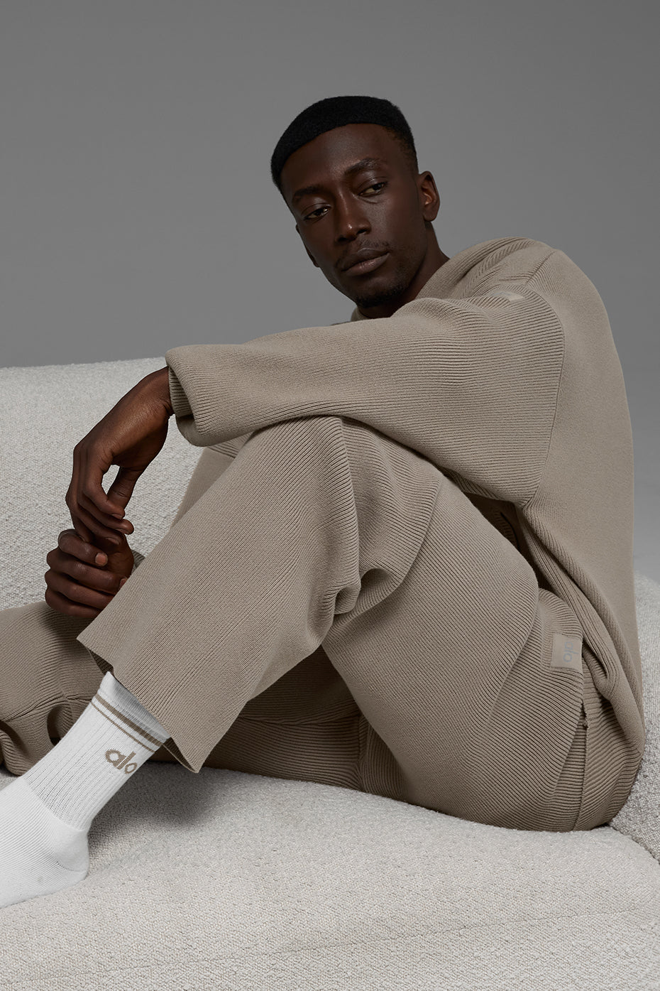 Scholar Straight Leg Sweatpant - Light Cocoa image 6