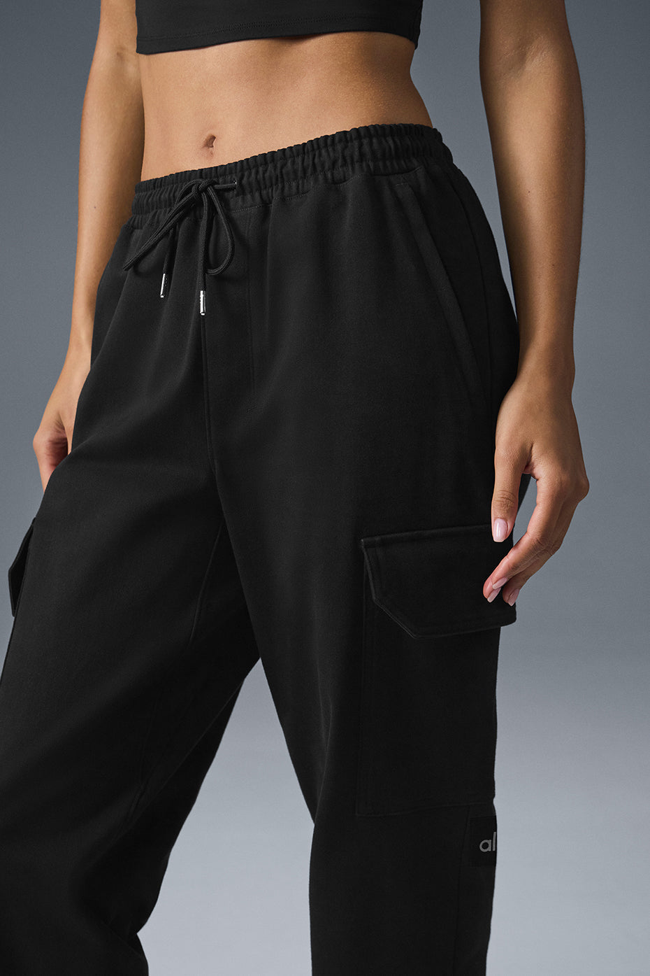 Edition Sueded Jogger - Black image 4