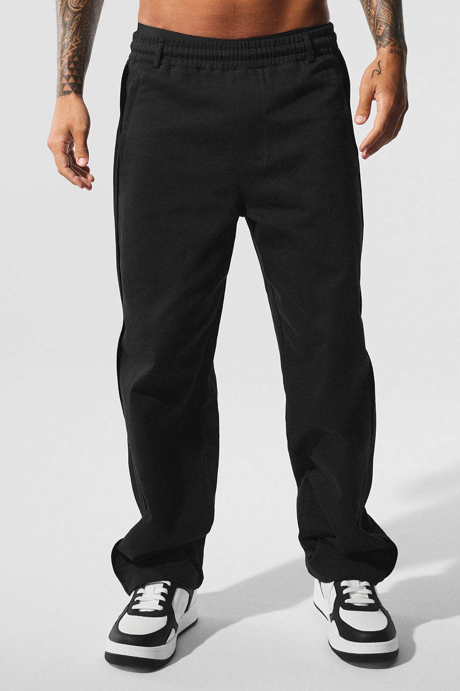 Edition Sueded Straight Leg Pant - Black image 1