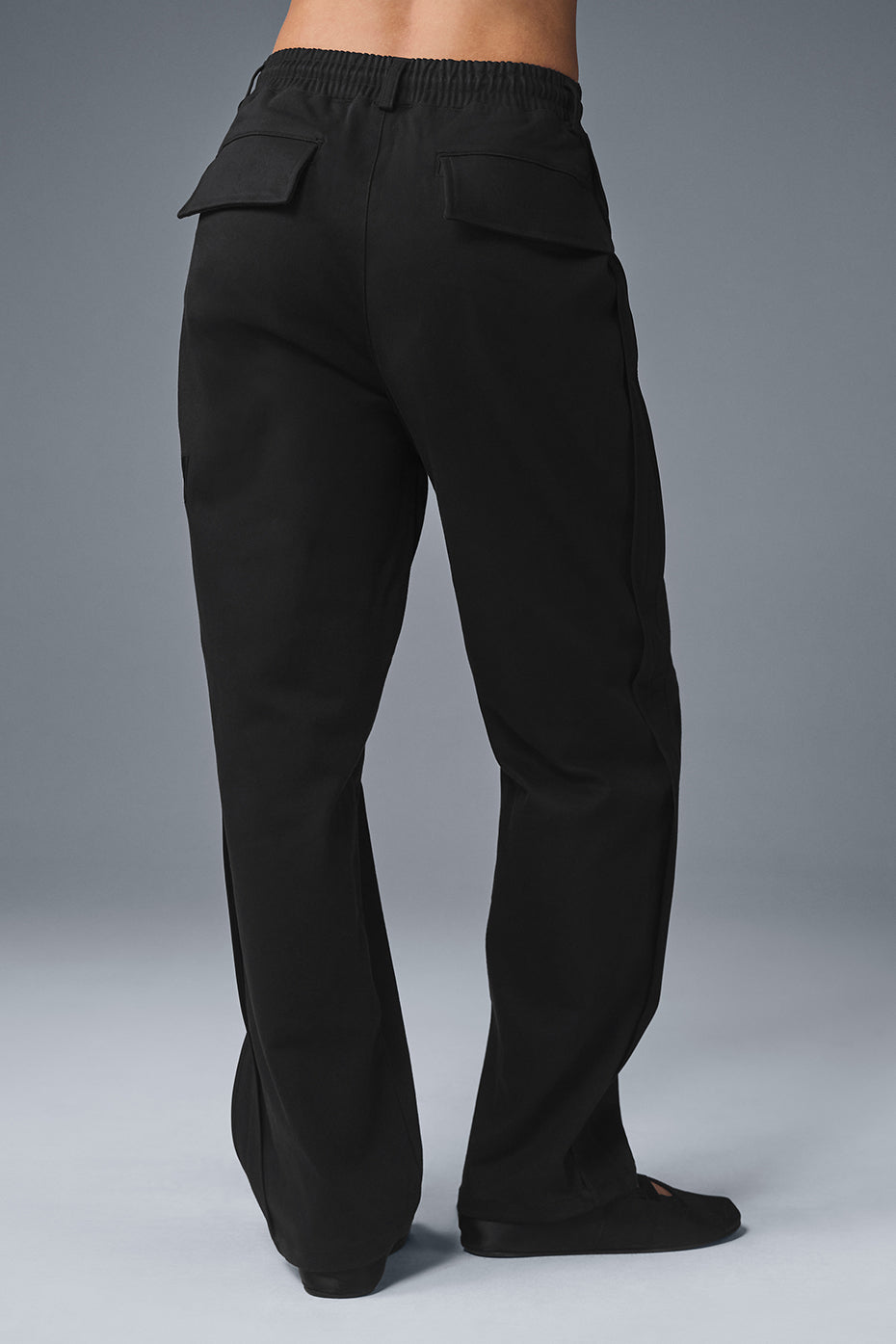 Edition Sueded Straight Leg Pant - Black image 2