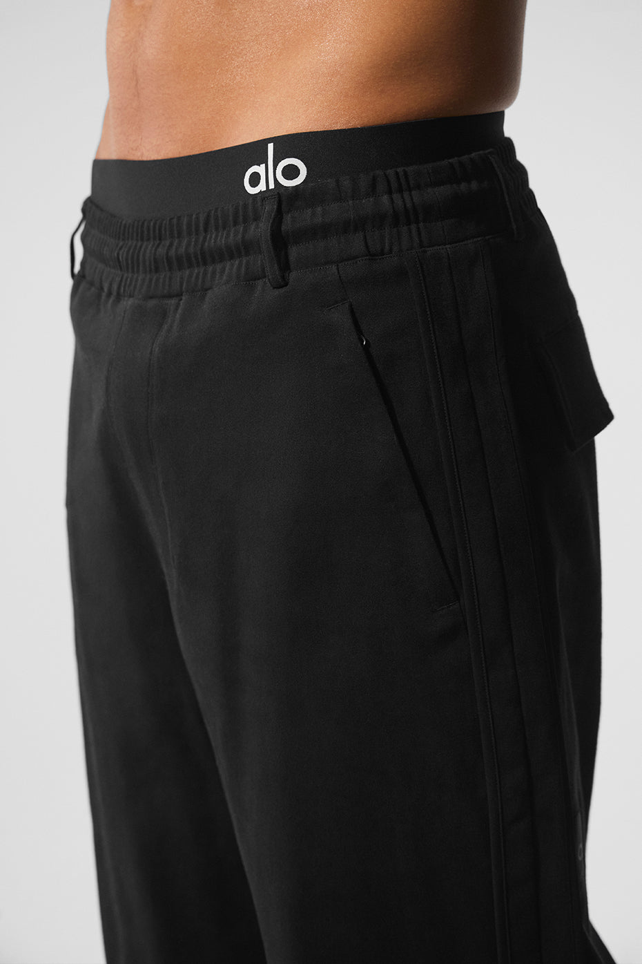 Edition Sueded Straight Leg Pant - Black image 3