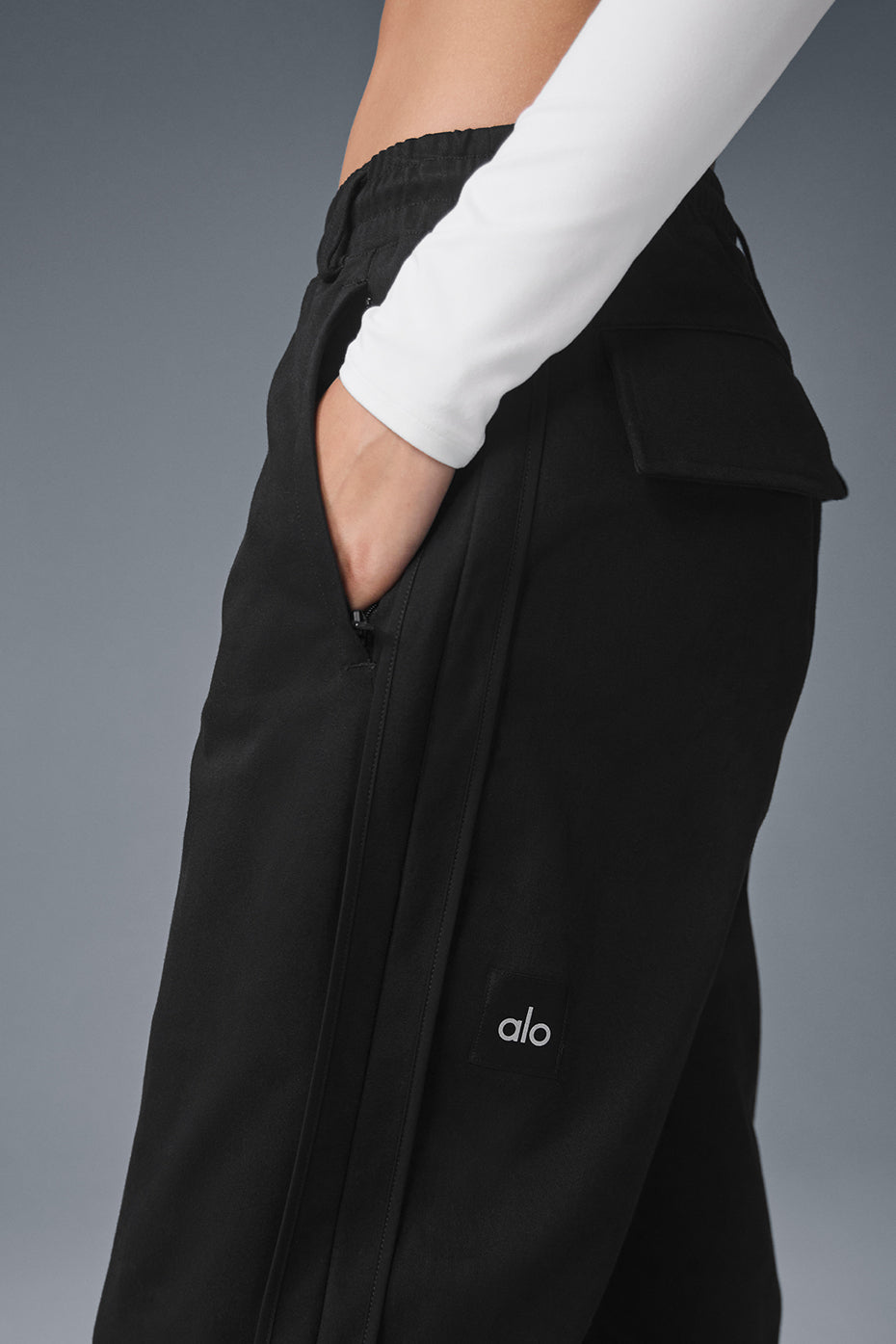 Edition Sueded Straight Leg Pant - Black image 4