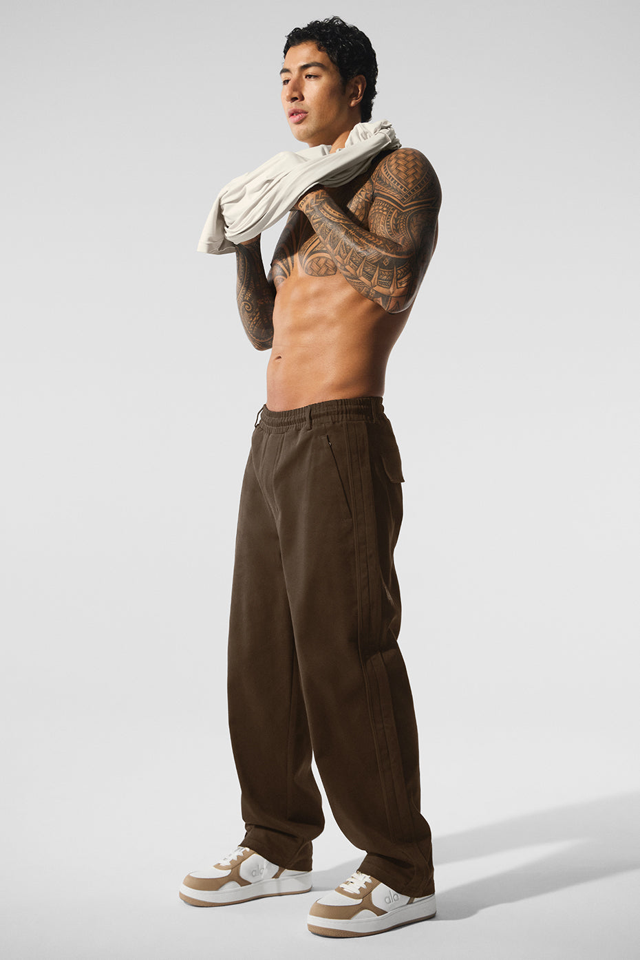 Edition Sueded Straight Leg Pant - Espresso image 4