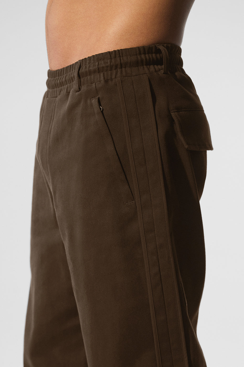 Edition Sueded Straight Leg Pant - Espresso image 3