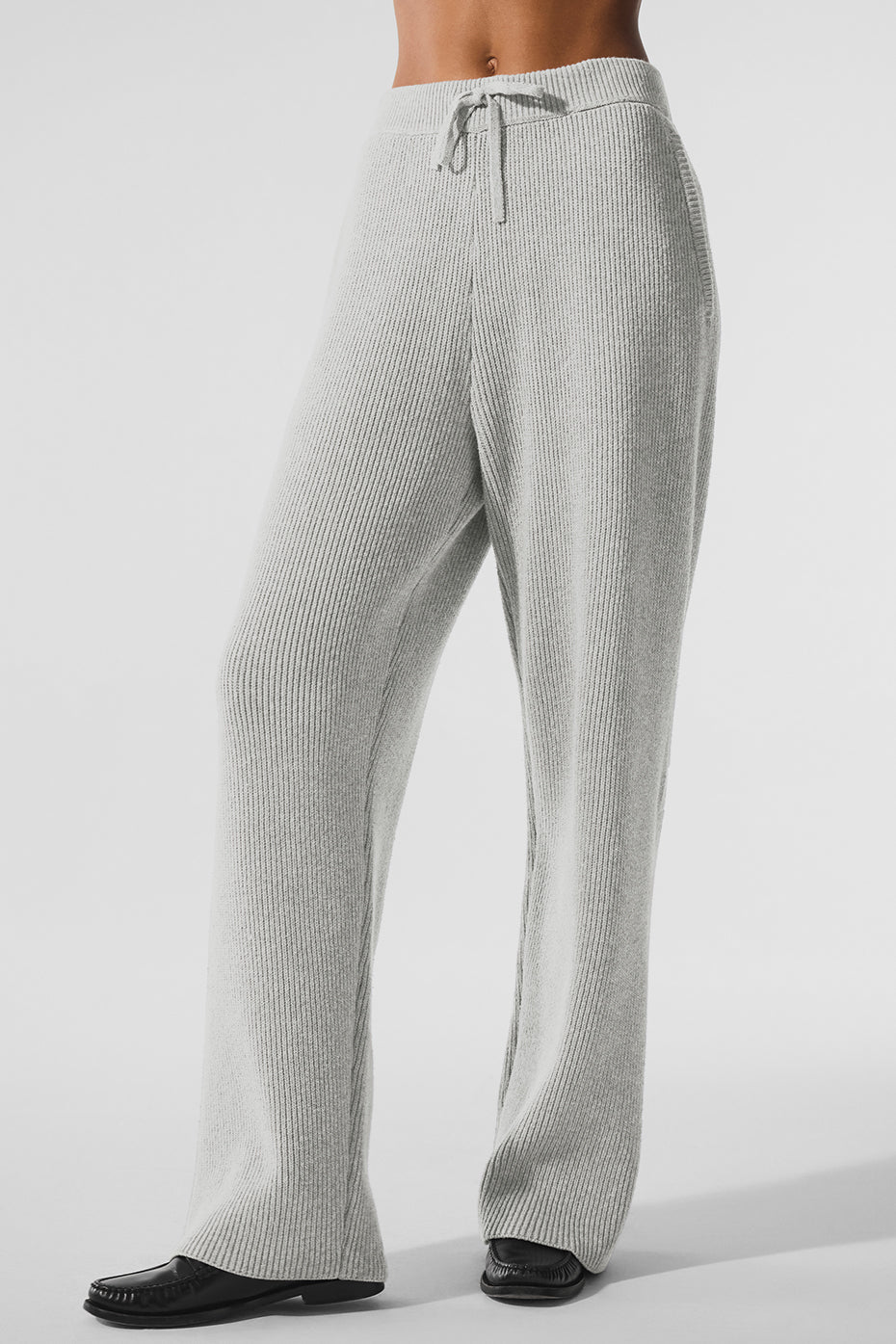 Domain Rib Knit Sweatpant - Athletic Heather Grey image 1