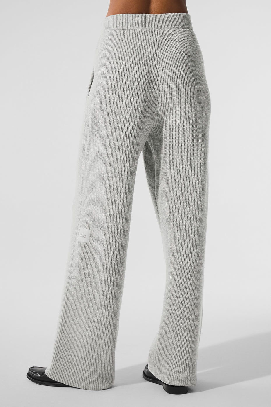 Domain Rib Knit Sweatpant - Athletic Heather Grey image 3