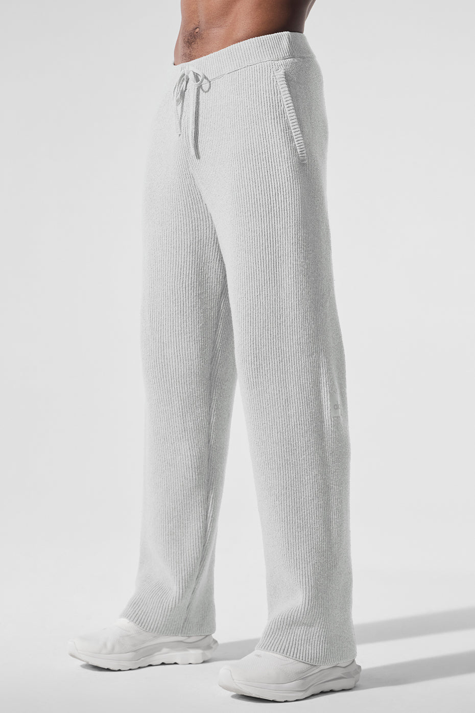 Domain Rib Knit Sweatpant - Athletic Heather Grey image 4