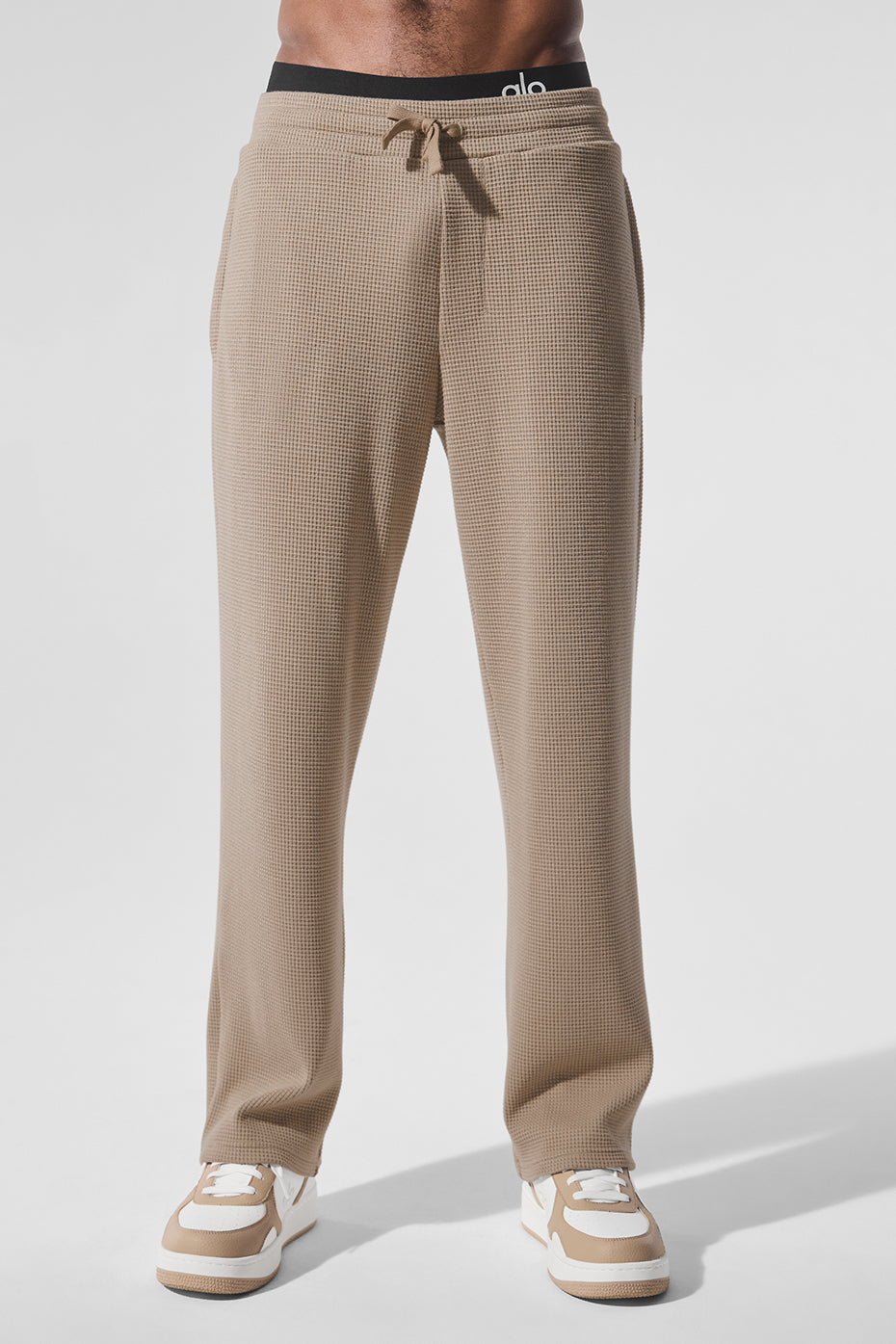 Elevate Waffle Straight Leg Pant - Gravel image 1
