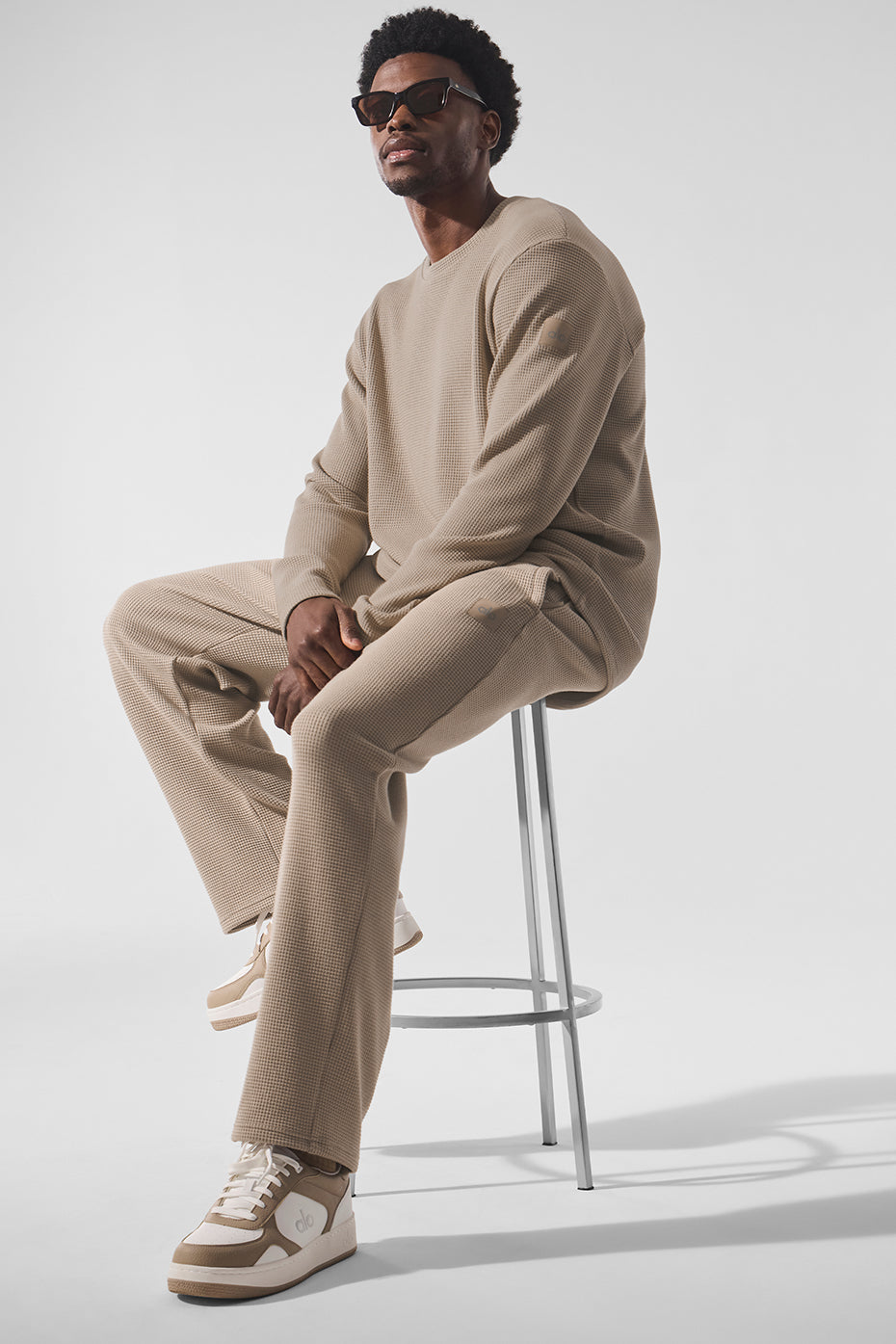 Elevate Waffle Straight Leg Pant - Gravel image 5