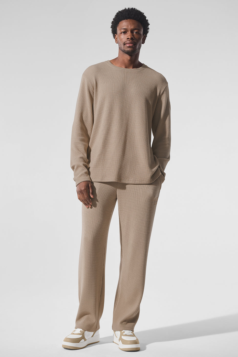 Elevate Waffle Straight Leg Pant - Gravel image 4
