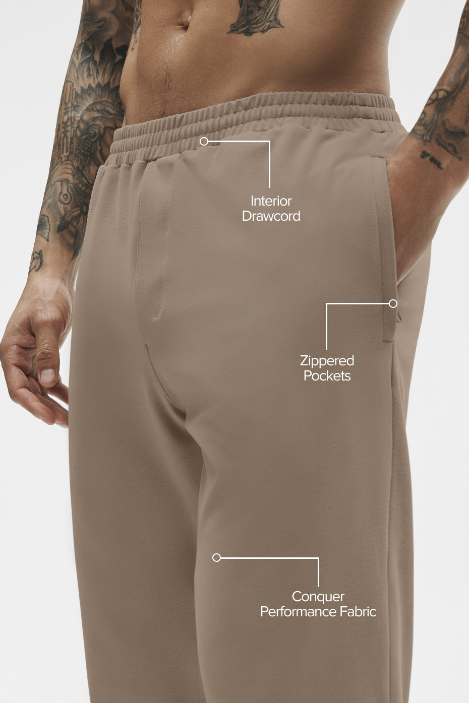 Conquer Max Performance Jogger - Gravel image 2