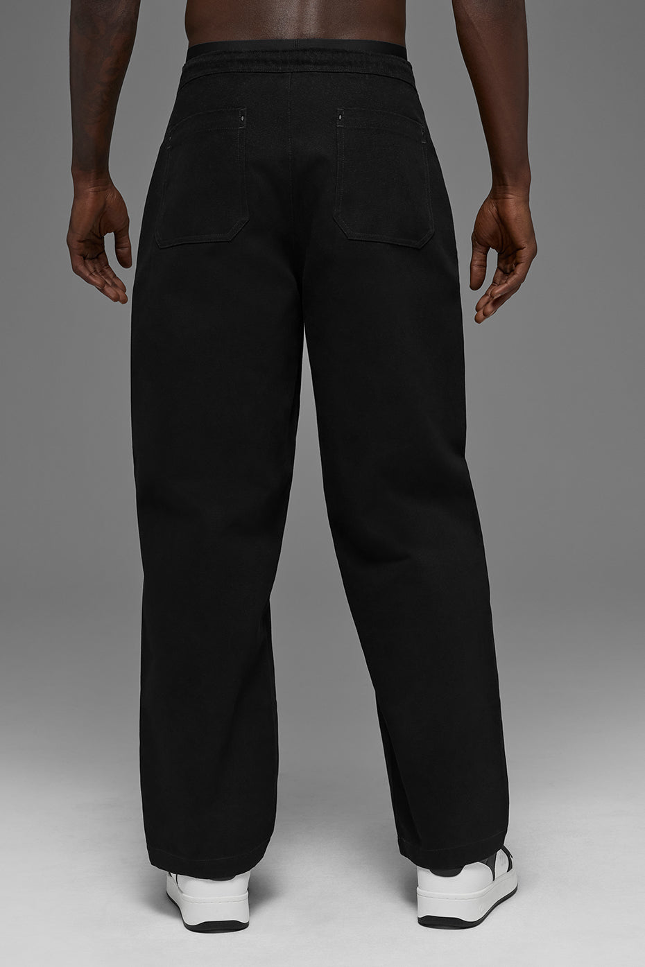 Cotton Canvas Carpenter Pant - Black image 3