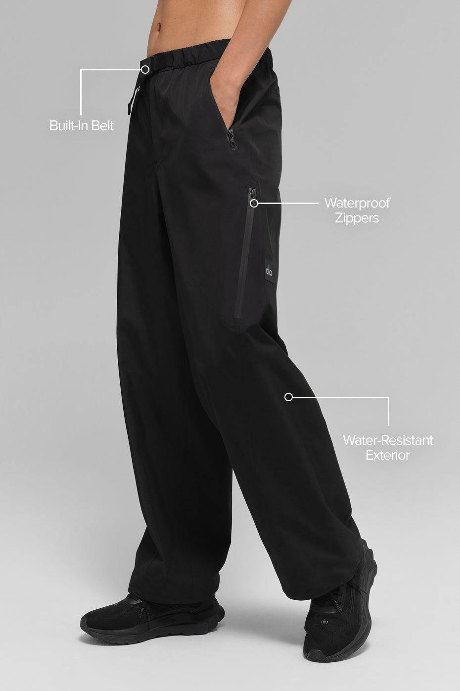 Alpha Shell Pant - Black image 2