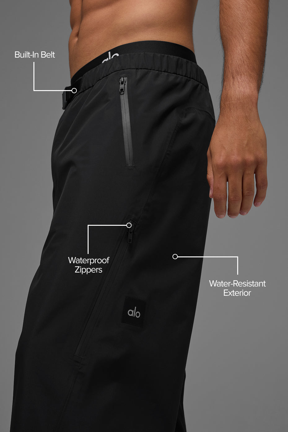 Alpha Shell Pant - Black image 2