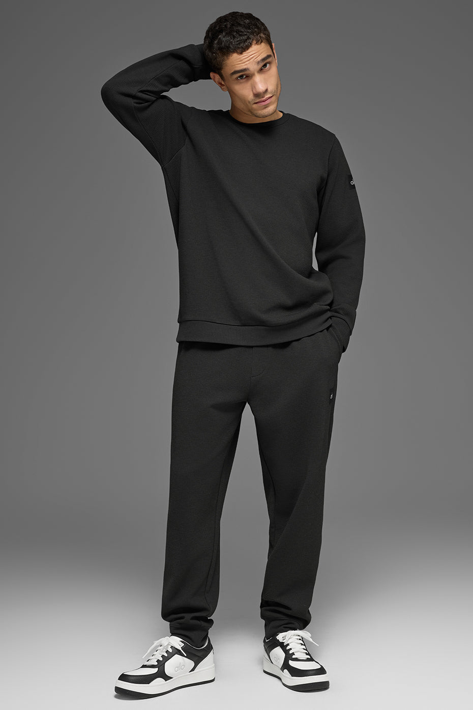 Waffle Lounge Jogger - Black image 4