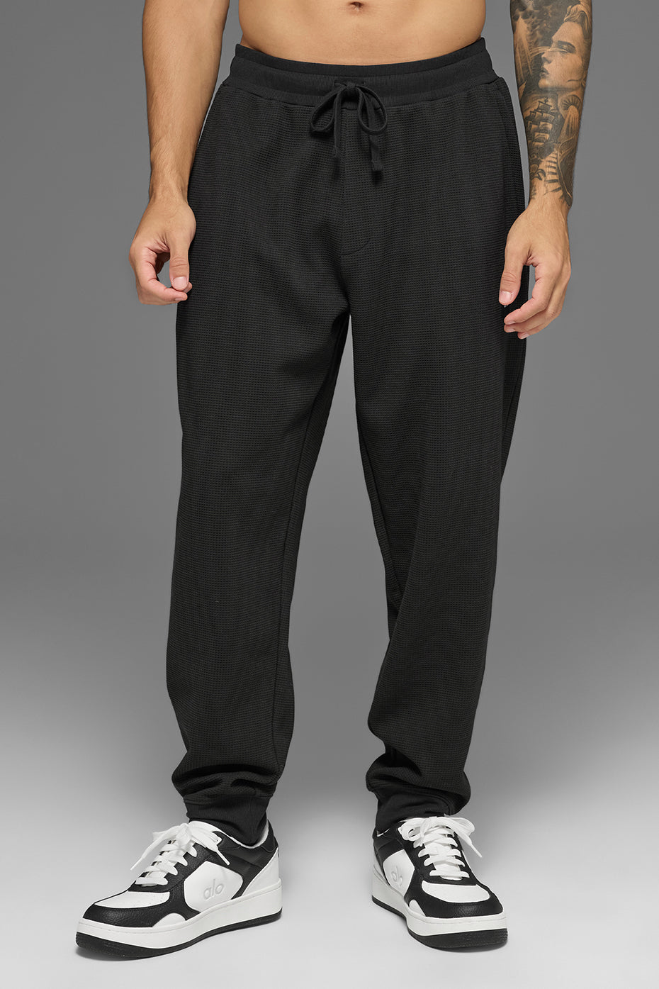 Waffle Lounge Jogger - Black image 1