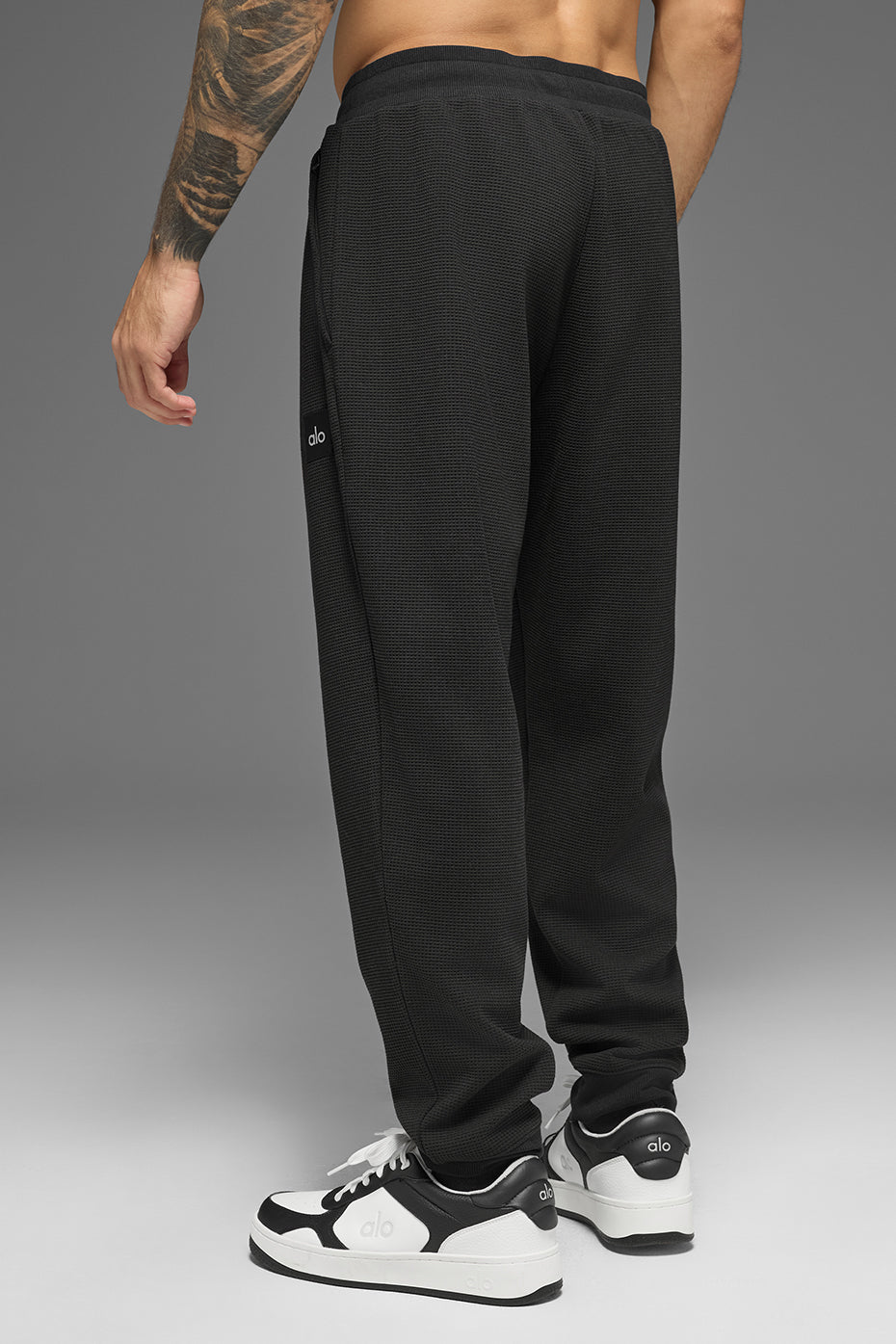 Waffle Lounge Jogger - Black image 3