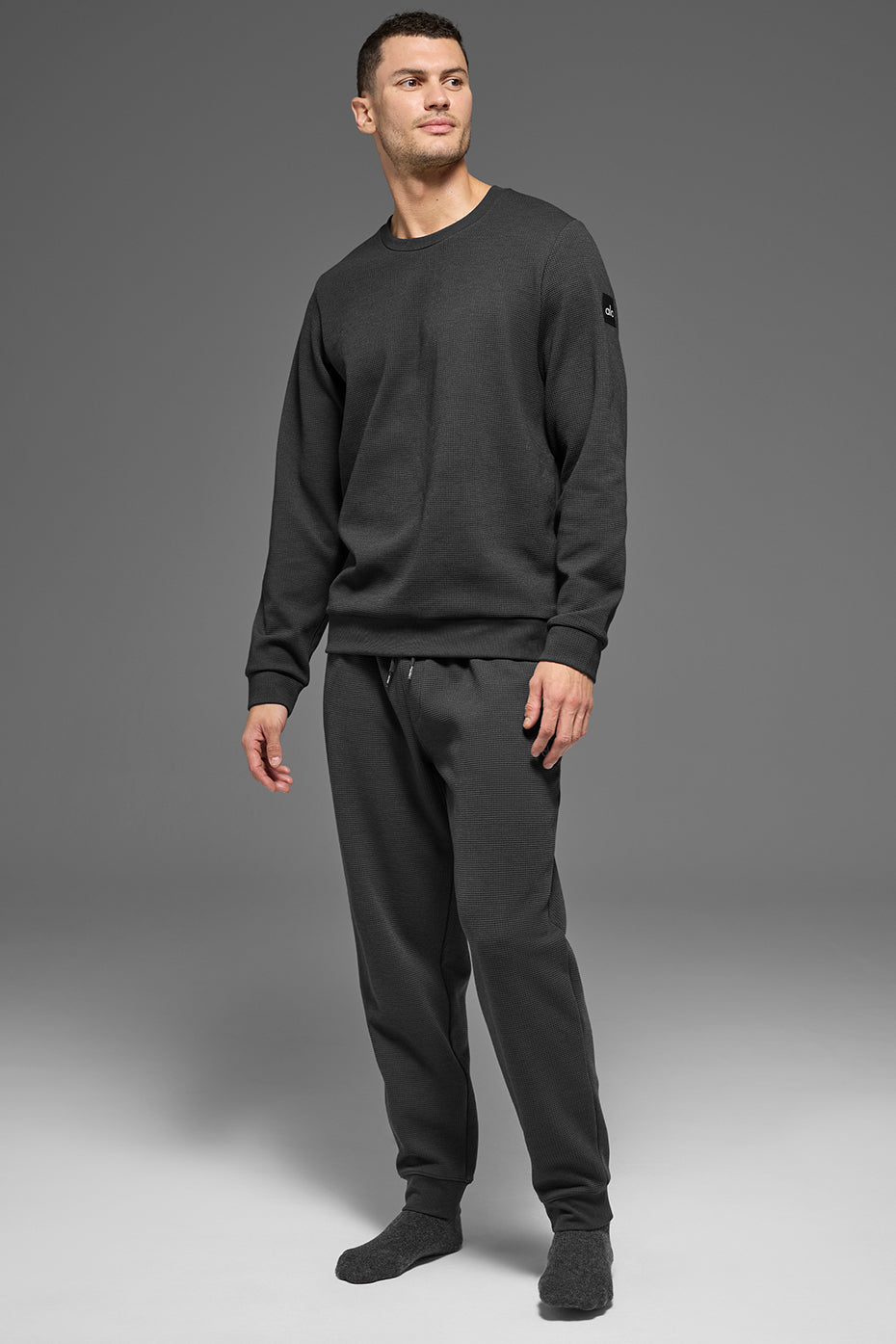 Waffle Lounge Jogger - Anthracite image 1
