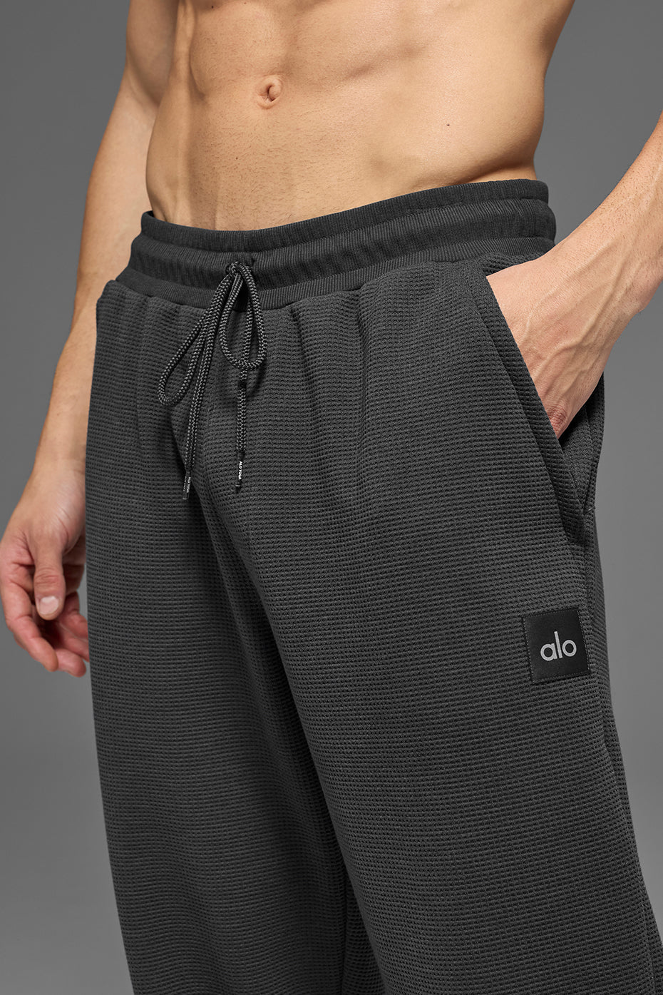 Waffle Lounge Jogger - Anthracite image 3