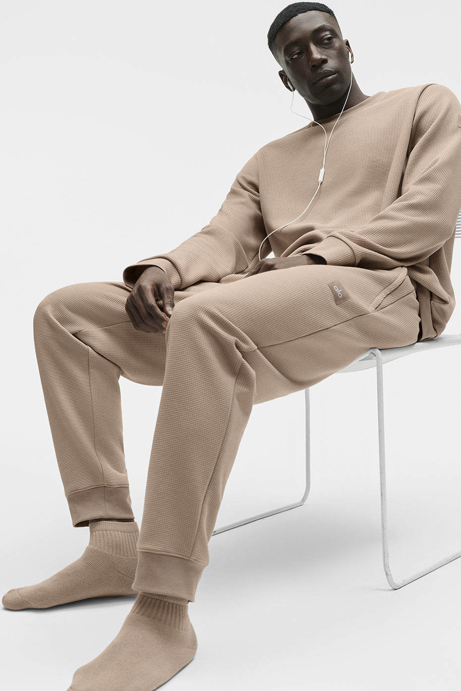 Waffle Lounge Jogger - Gravel image 4