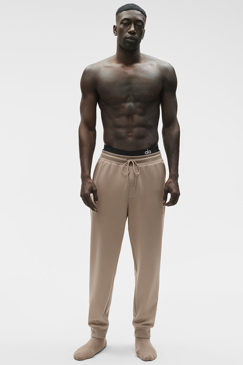 Waffle Lounge Jogger - Gravel image 5