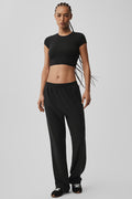 Double Take Straight Leg Pant - Black image 1