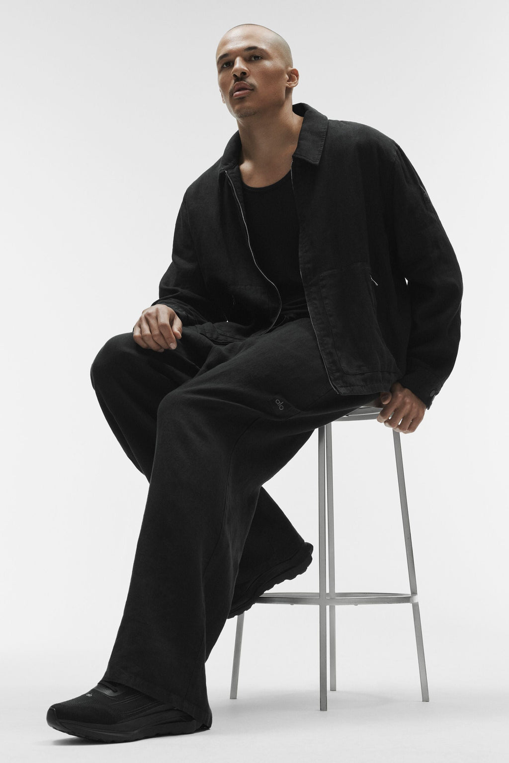 Linen Days Straight Leg Pant - Black image 5