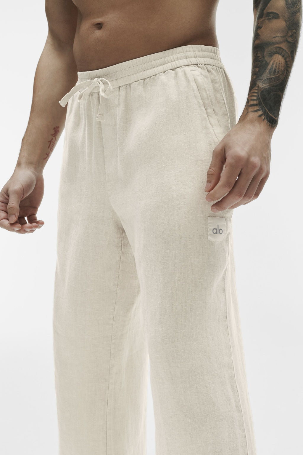 Linen Days Straight Leg Pant - Bone image 5