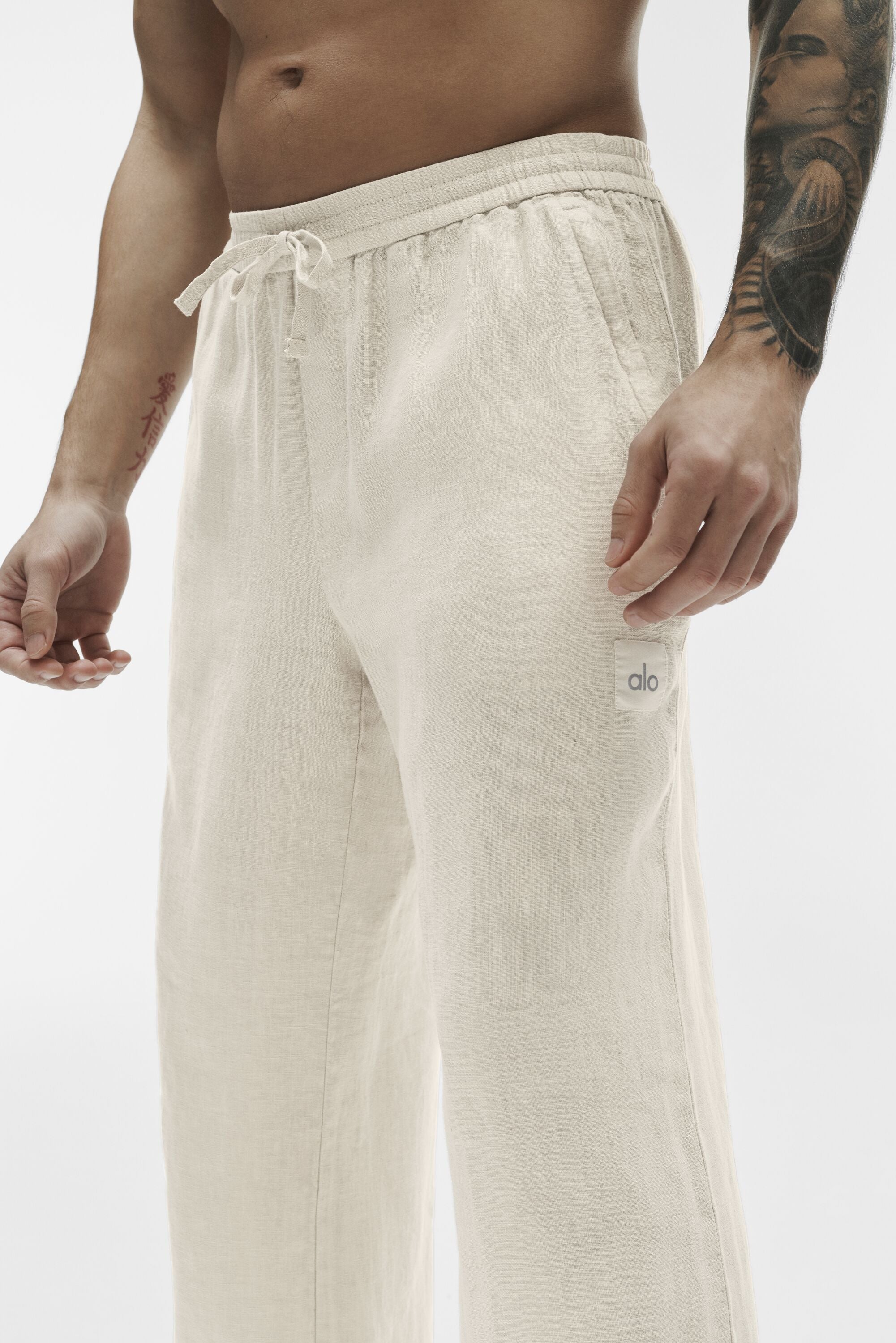 Linen Days Straight Leg Pant - Bone image 5