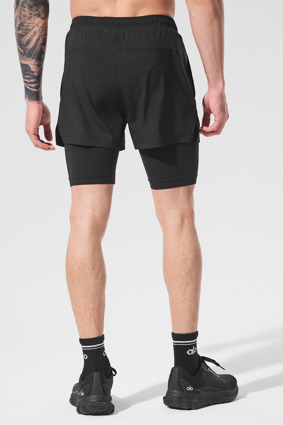 5" Revival 2-In-1 Short - Black/Black image 4