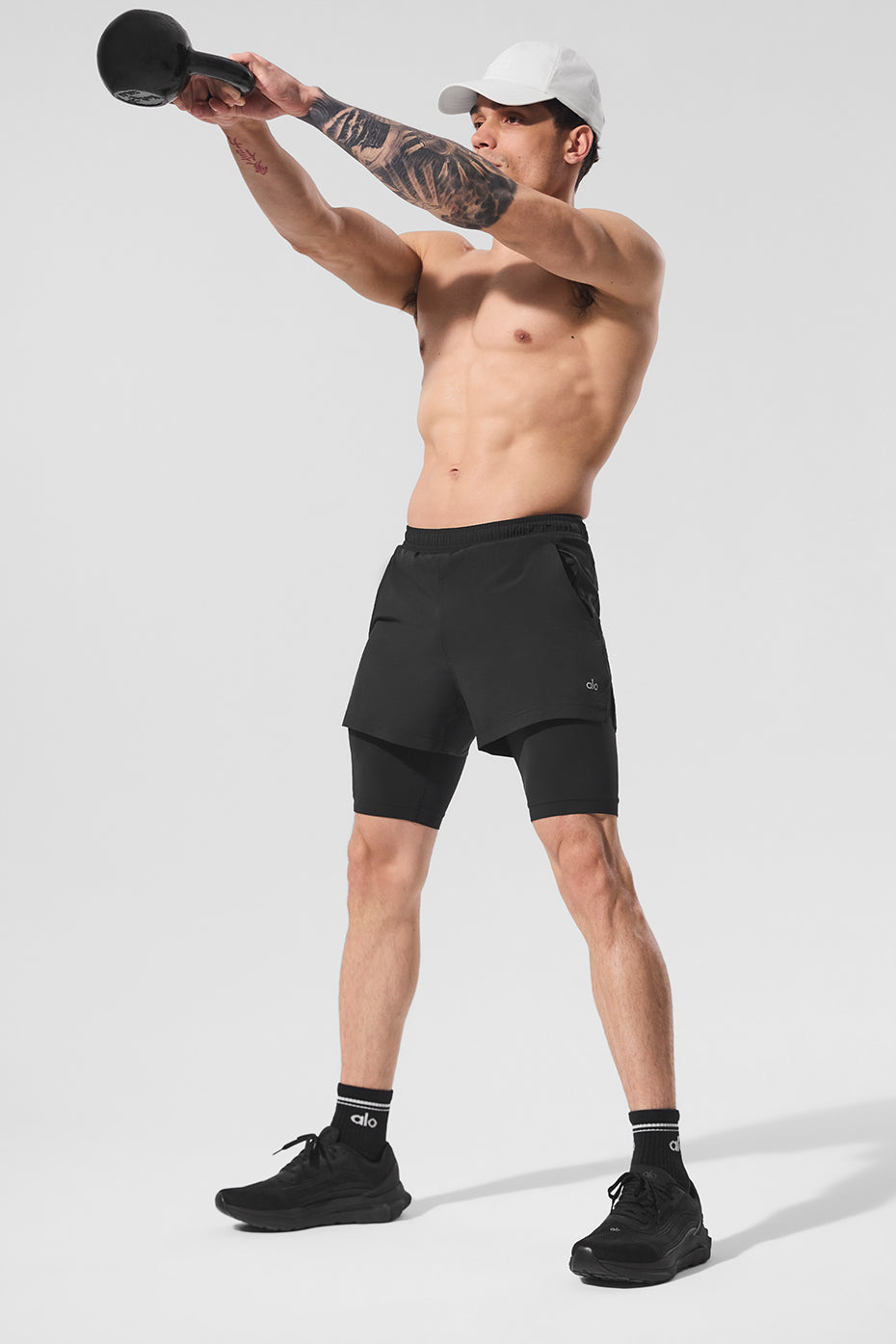 5" Revival 2-In-1 Short - Black/Black image 5