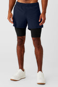 5" Revival 2-in-1 Short - Navy/Black image 1