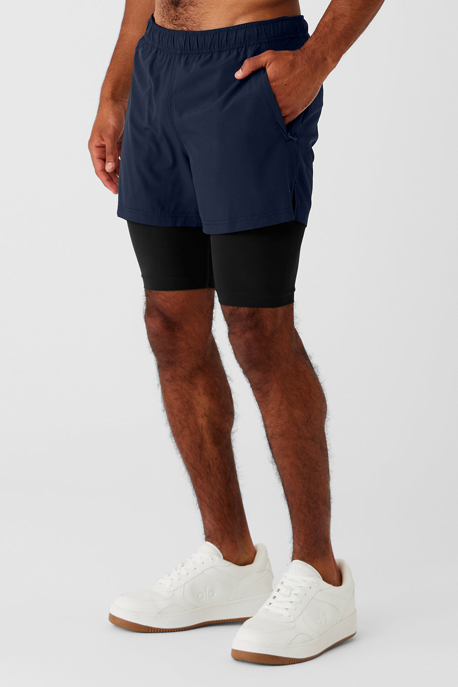 5" Revival 2-in-1 Short - Navy/Black image 3