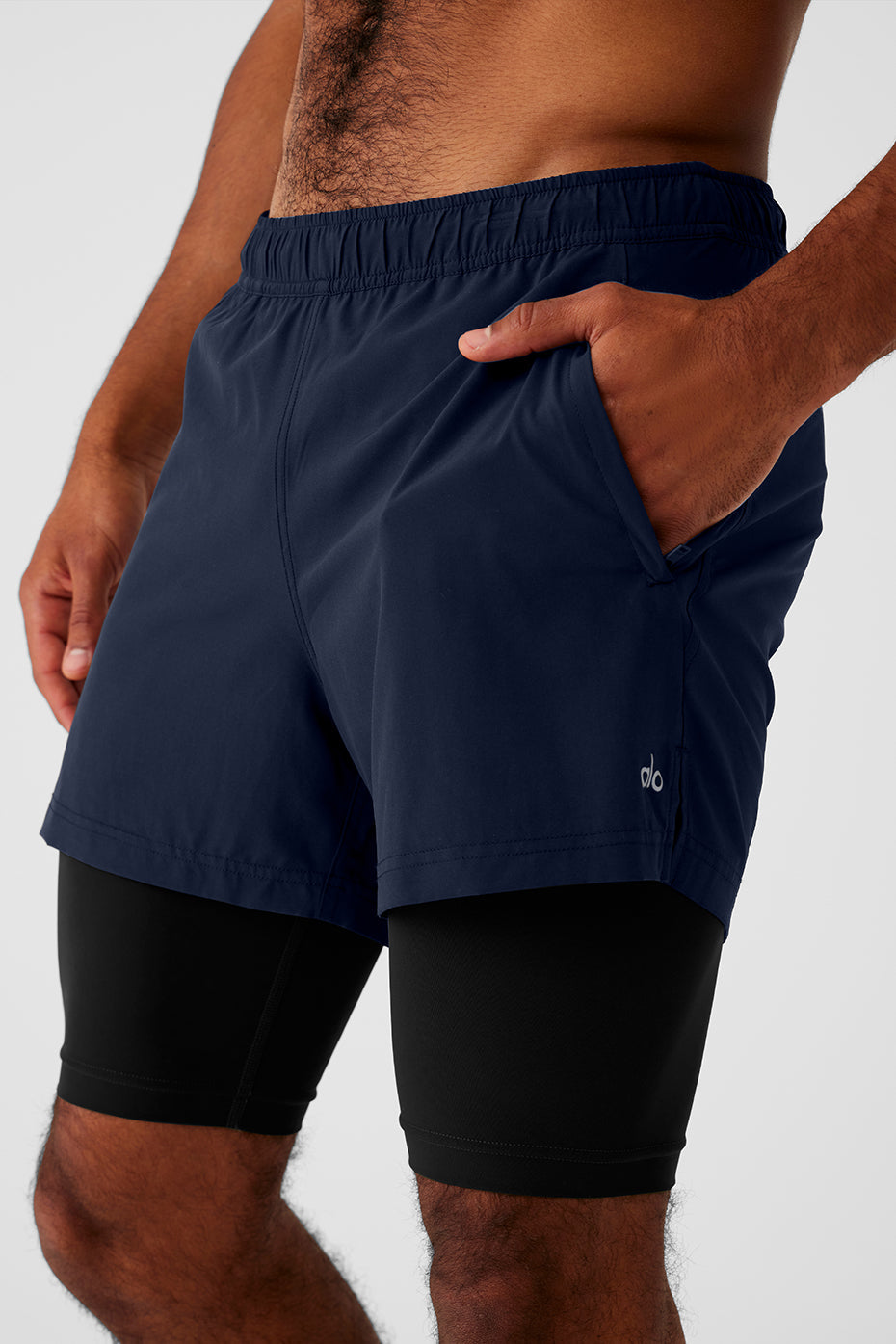 5" Revival 2-in-1 Short - Navy/Black image 4