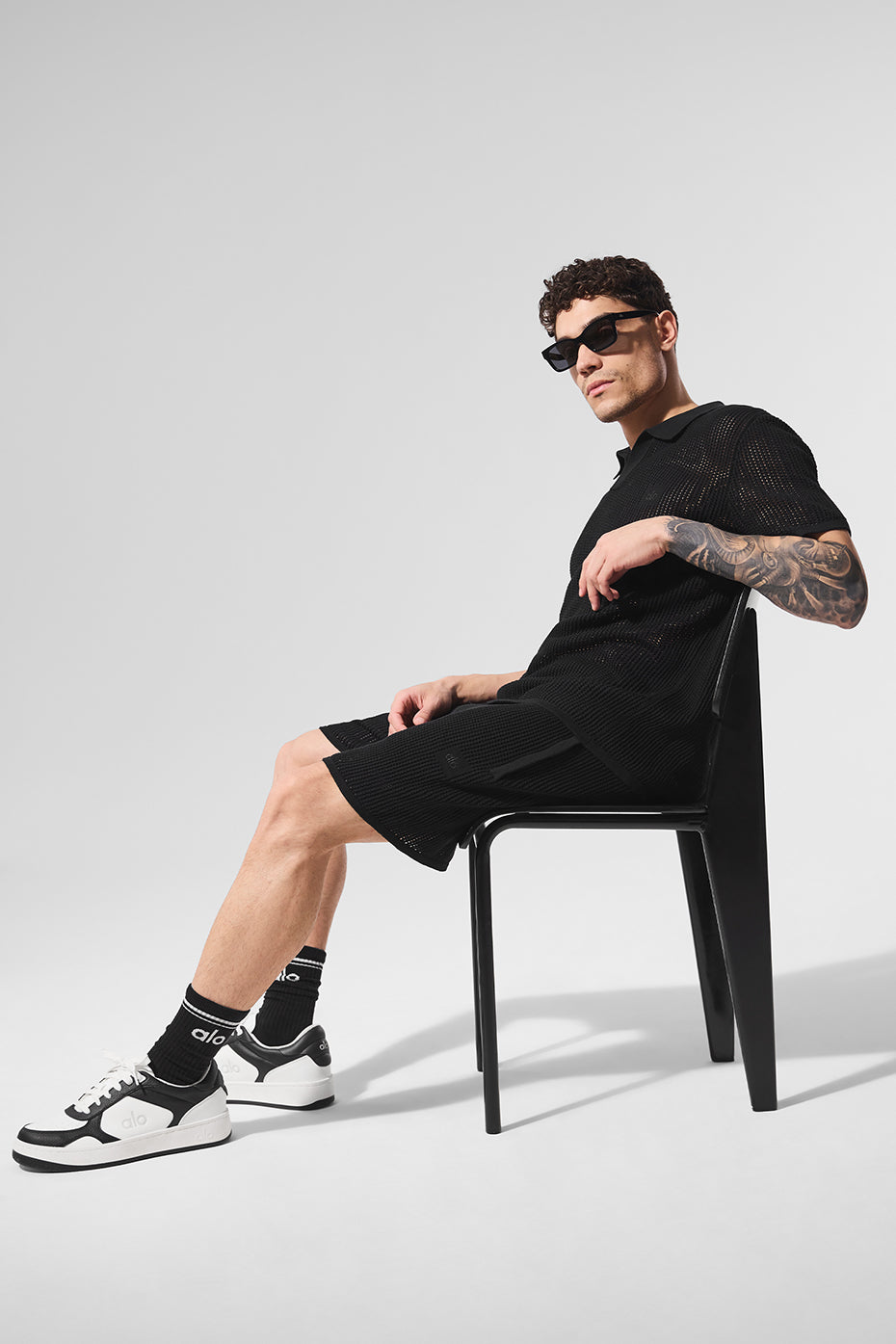 Open-Knit Short - Black image 5