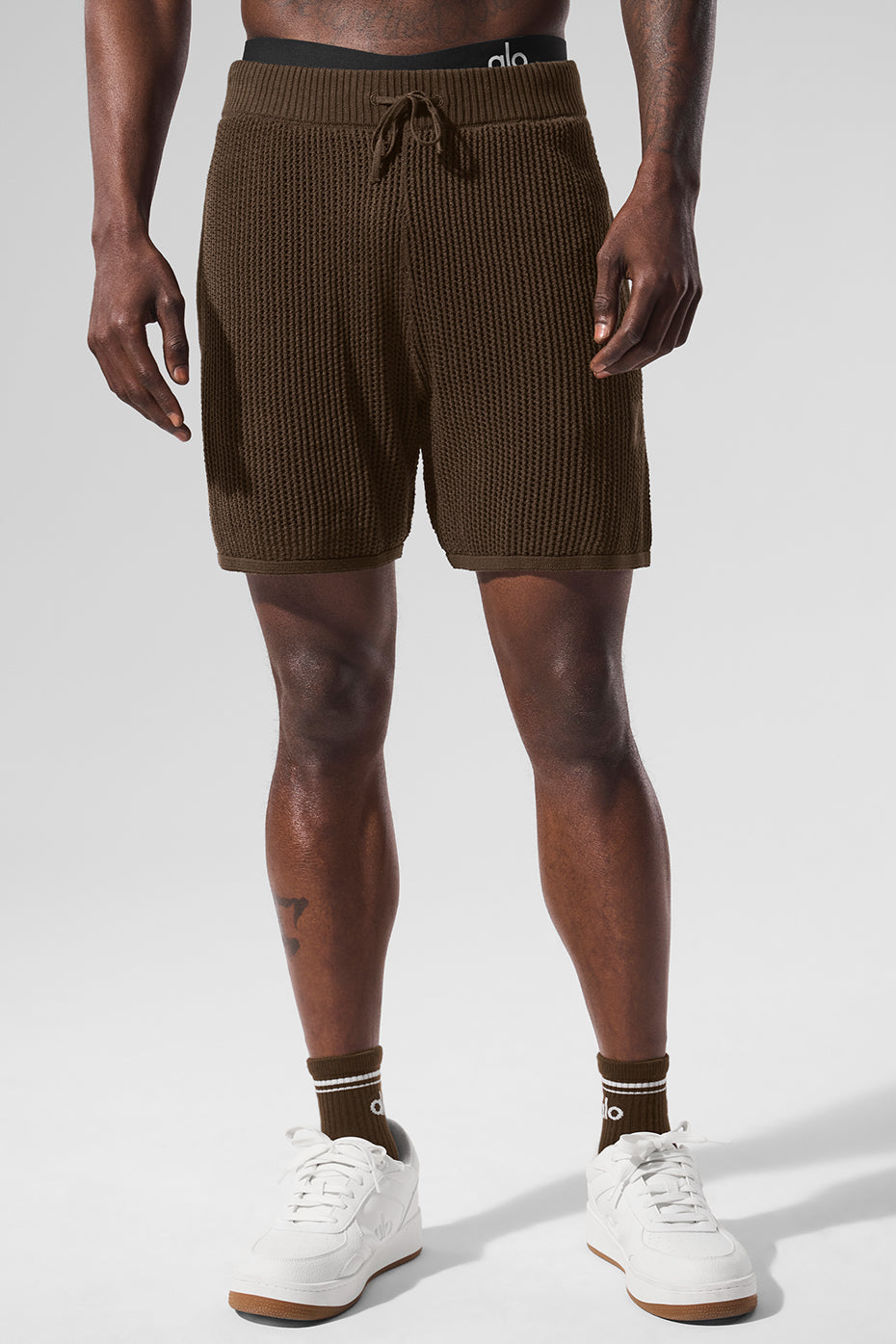 Open-Knit Short - Espresso image 1