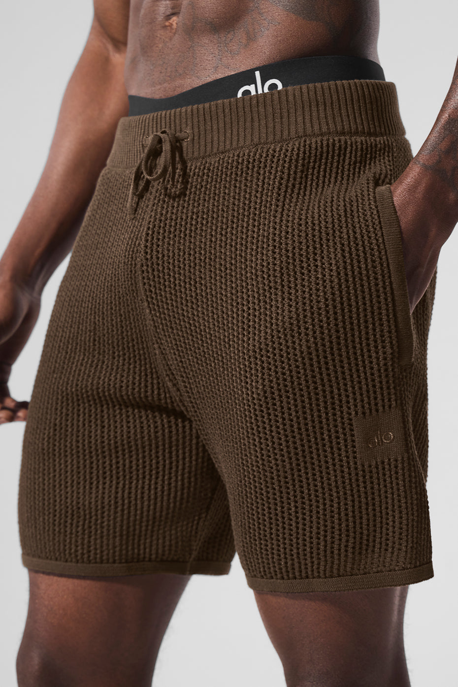 Open-Knit Short - Espresso image 2