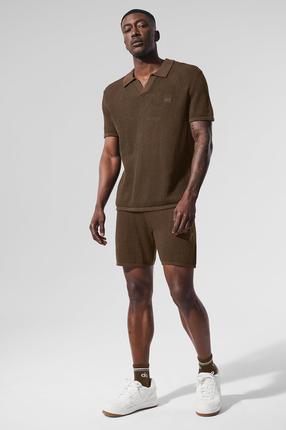 Open-Knit Short - Espresso image 4