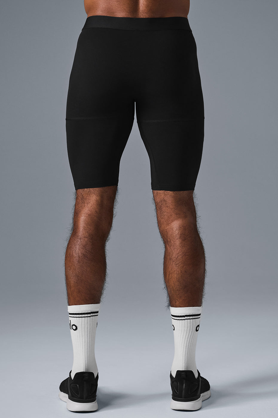 9" Flight Compression Short - Black image 2