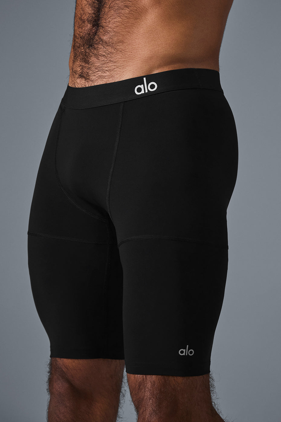 9" Flight Compression Short - Black image 4