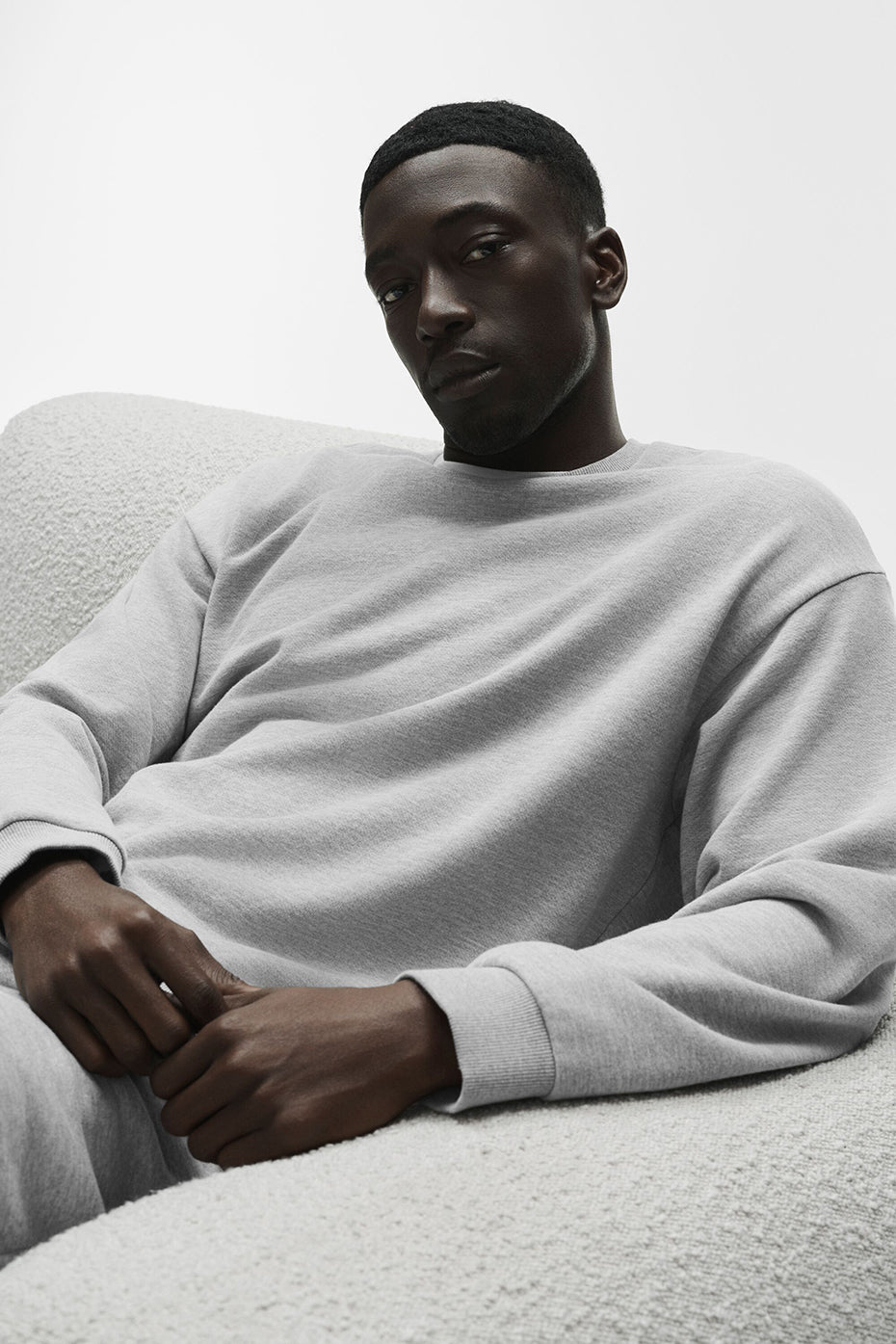 Chill Crew Neck Pullover - Athletic Heather Grey image 1