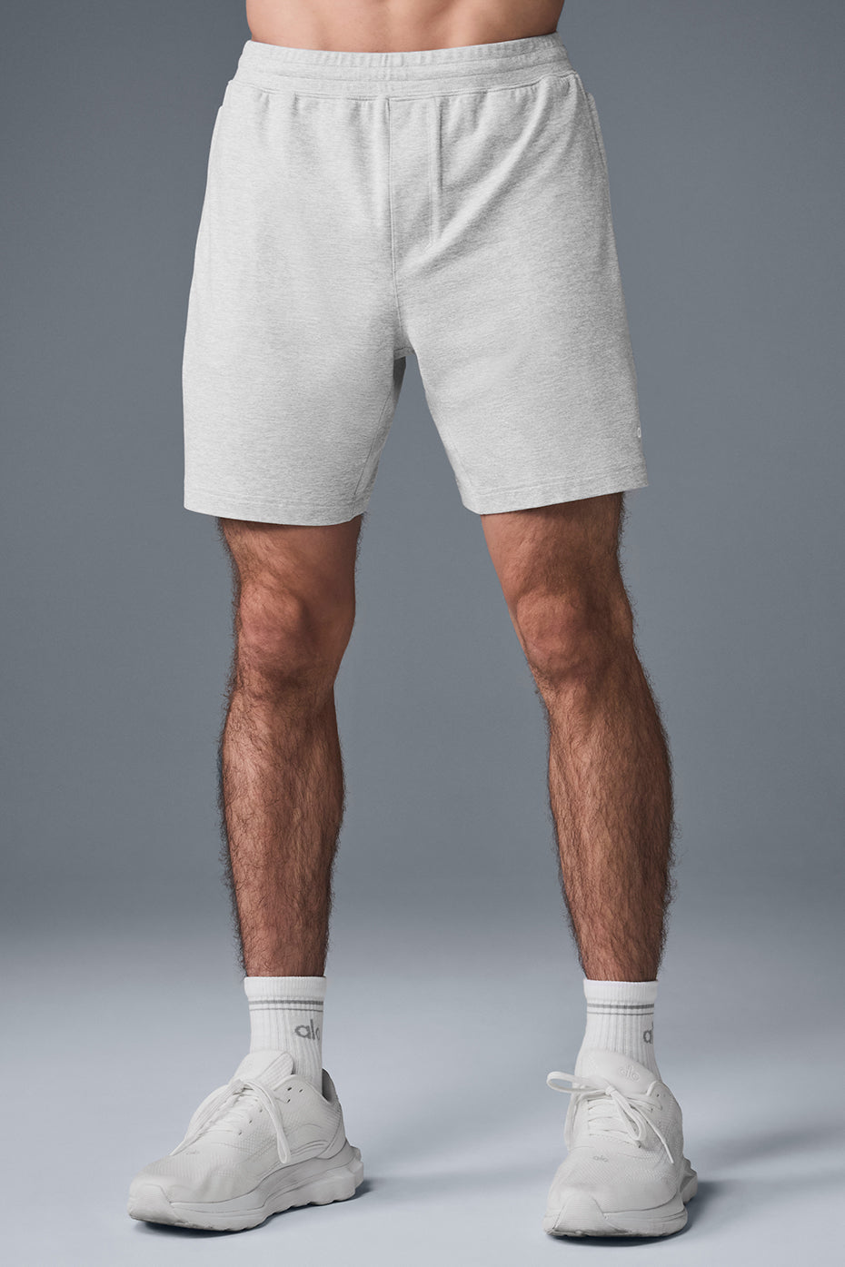 7" Conquer React Performance Short - Athletic Heather Grey image 2