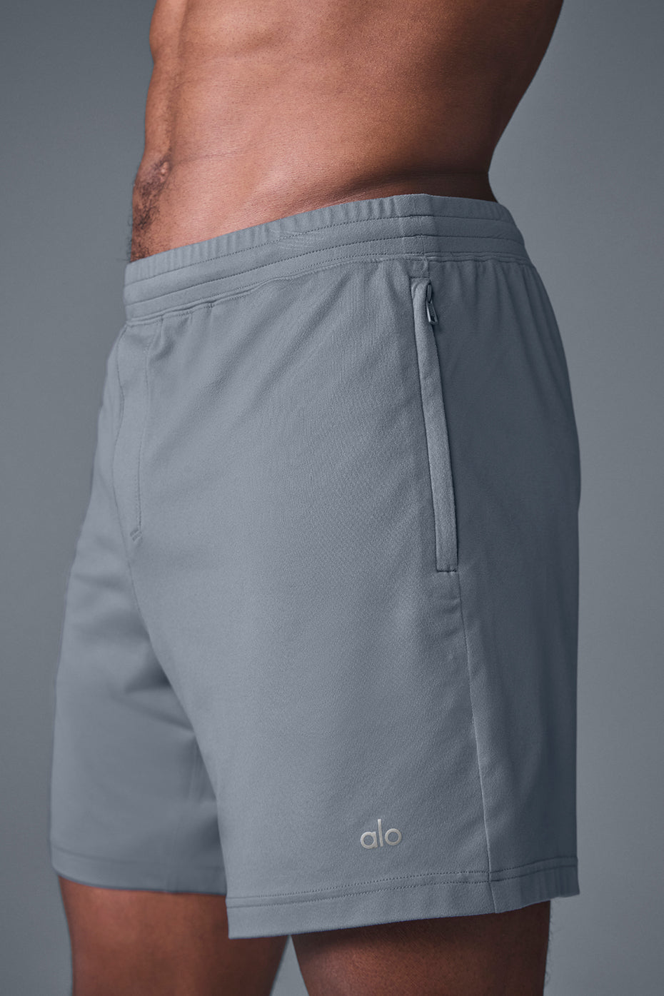 7" Conquer React Performance Short - Steel Grey image 4