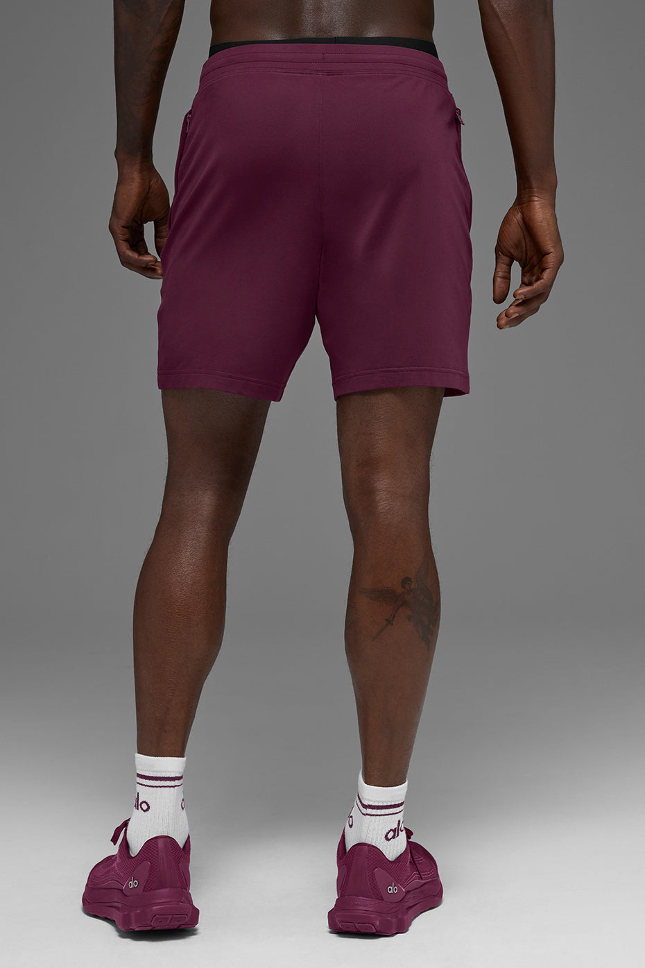 7" Conquer React Performance Short - Burgundy image 2