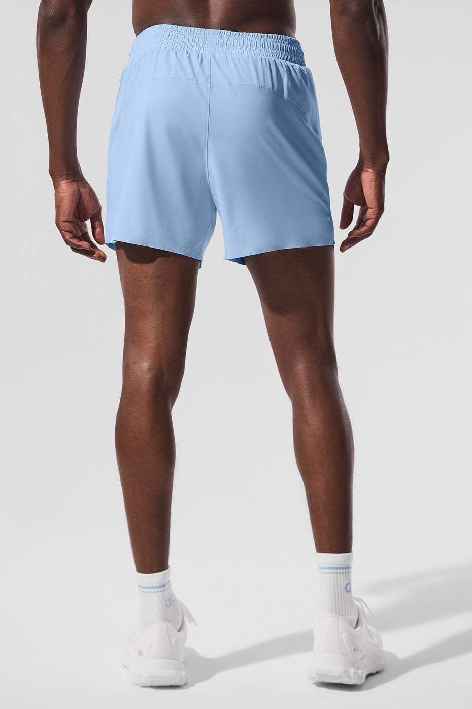 5" Adapt Running Short - Seashell Blue image 3