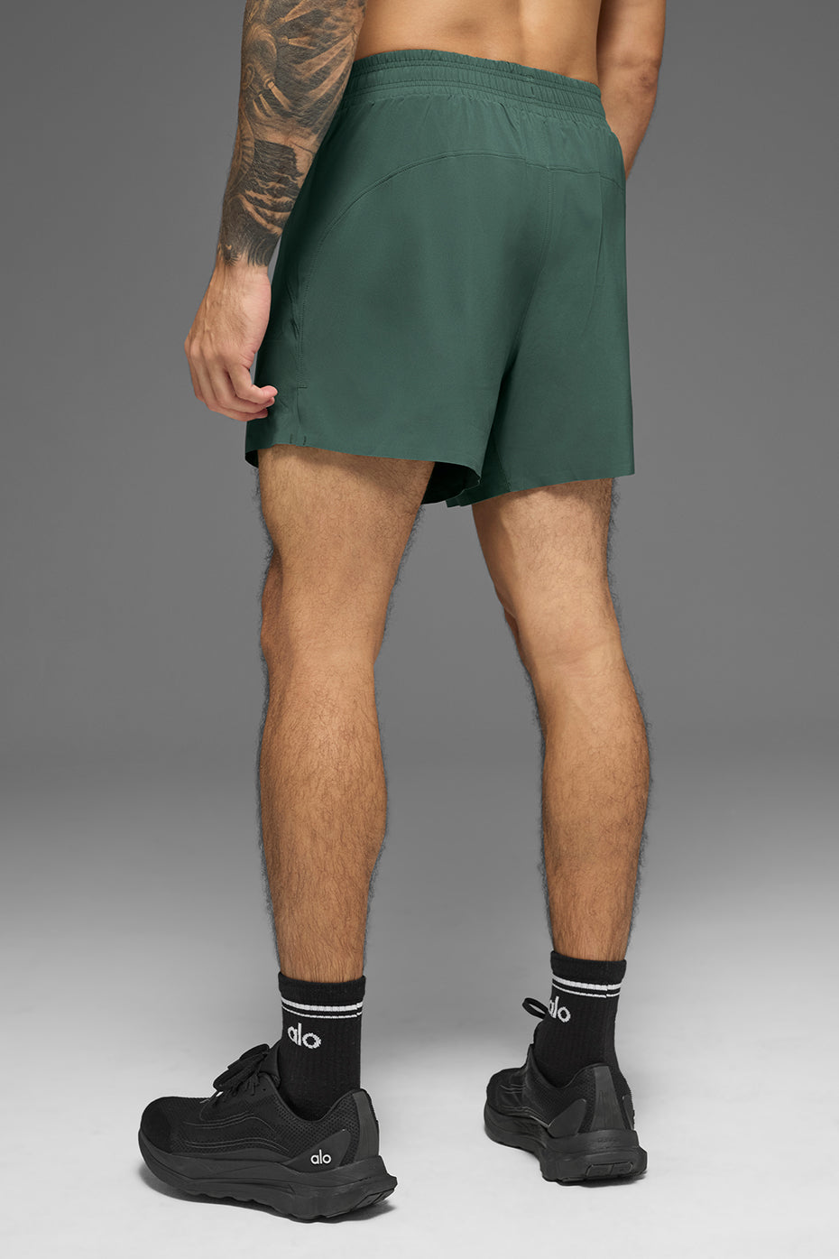 5" Adapt Running Short - Clover Green image 3